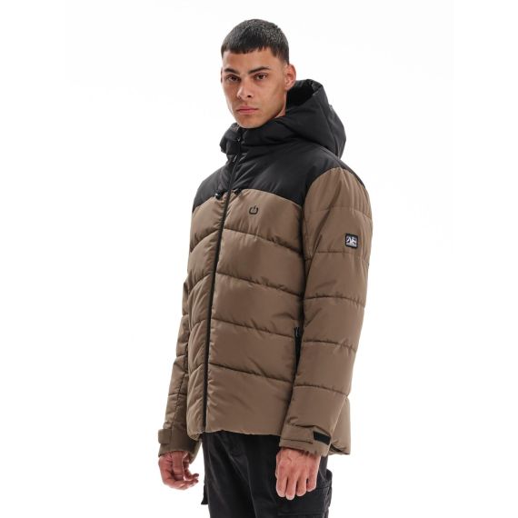 Emerson Jacket Puffer 232.EM10.15 Camel - Μπουφάν στο Bodyman