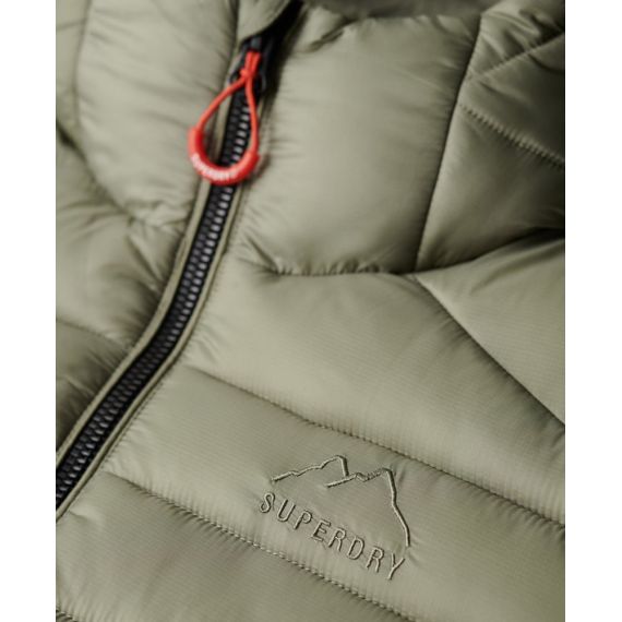 Superdry Jacket M5011821A-1KH Fuji Puffer Light Khaki - Μπουφάν στο Bodyman