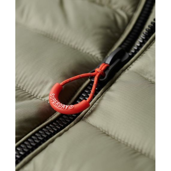 Superdry Jacket M5011821A-1KH Fuji Puffer Light Khaki - Μπουφάν στο Bodyman