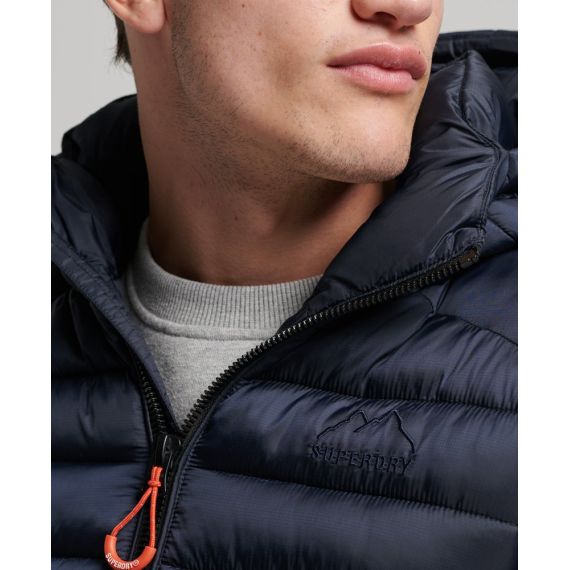 Superdry Jacket M5011821A-98T Fuji Puffer Navy - Μπουφάν στο Bodyman