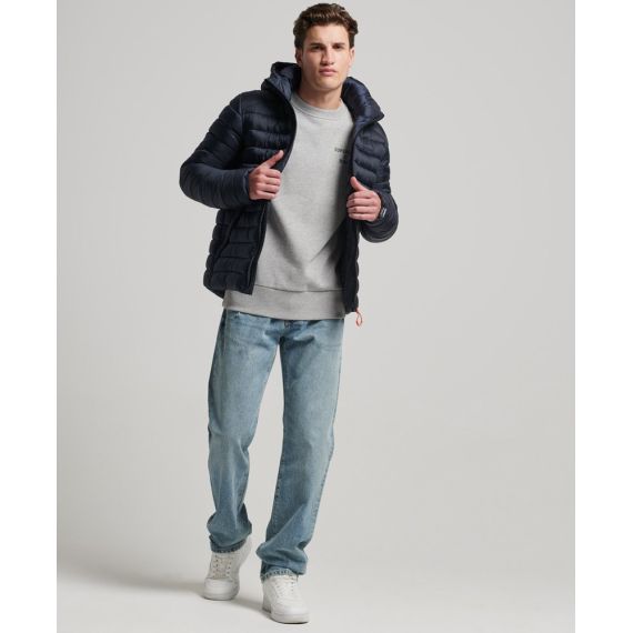 Superdry Jacket M5011821A-98T Fuji Puffer Navy - Μπουφάν στο Bodyman