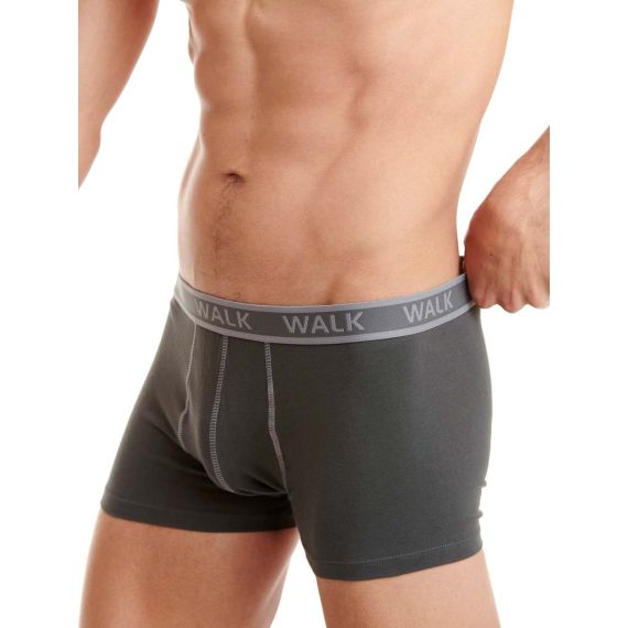 Walk Boxer 2Pack W1756-1012  Grey - Boxer στο Bodyman