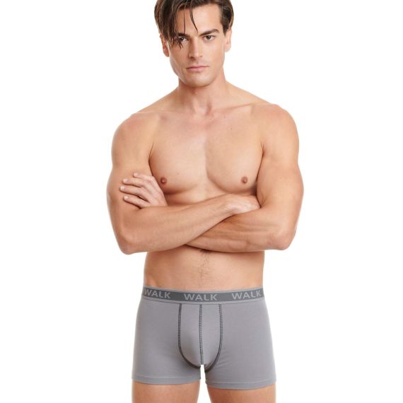 Walk Boxer 2Pack W1756-1012  Grey - Boxer στο Bodyman