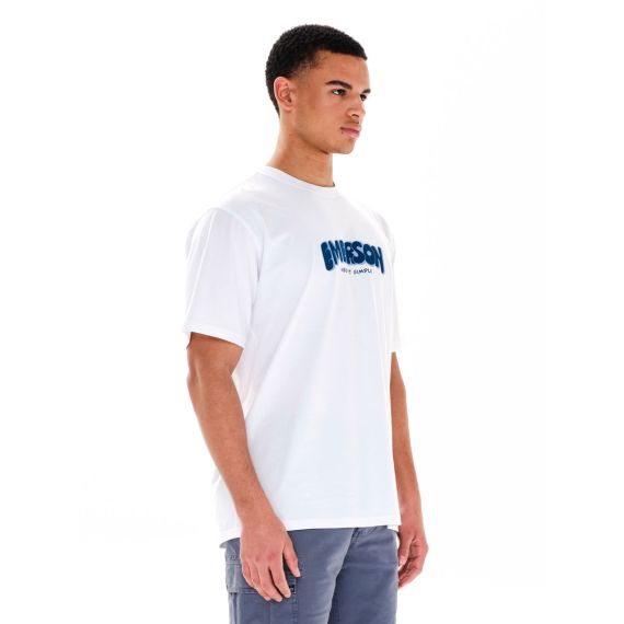 Emerson Ανδρική Βαμβακερή Μπλούζα Λευκή Straight Fit 241.EM33.05 - T-Shirt  στο Bodyman