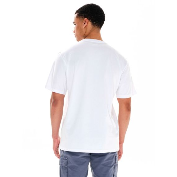Emerson Ανδρική Βαμβακερή Μπλούζα Λευκή Straight Fit 241.EM33.05 - T-Shirt  στο Bodyman