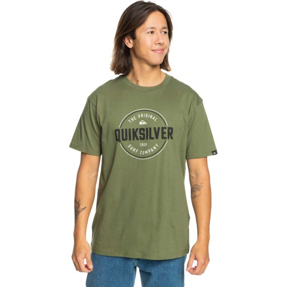 Quiksilver T-Shirt EQYZT07680-GPH0 Circle Up Khaki - T-Shirt  στο Bodyman