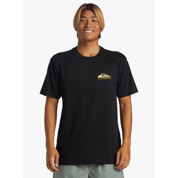 Quiksilver T-Shirt AQYZT09563-KVJ0 Step Up Mor Black - T-Shirt  στο Bodyman