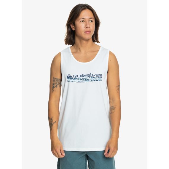 Quiksilver Tank EQYZT07662-WBB0 Omni Fills White - Αμάνικα T-shirt  στο Bodyman
