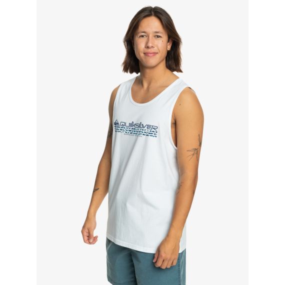 Quiksilver Tank EQYZT07662-WBB0 Omni Fills White - Αμάνικα T-shirt  στο Bodyman