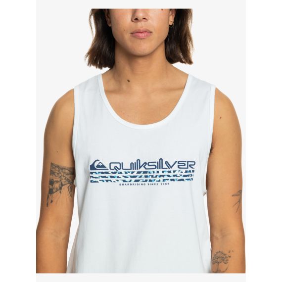 Quiksilver Tank EQYZT07662-WBB0 Omni Fills White - Αμάνικα T-shirt  στο Bodyman
