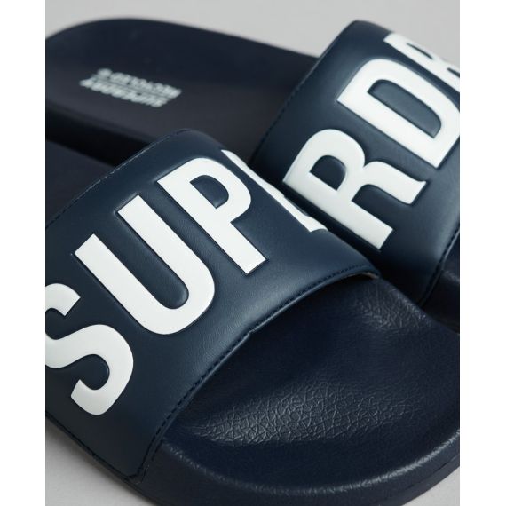 Superdry Σαγιονάρες Pool Slide MF310256A-ECQ Core Vegan Navy Optic - ΣΑΓΙΟΝΑΡΕΣ στο Bodyman