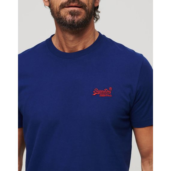 Superdry T-Shirt M1011245A-JZD Essential Logo EMB Navy - T-Shirt  στο Bodyman