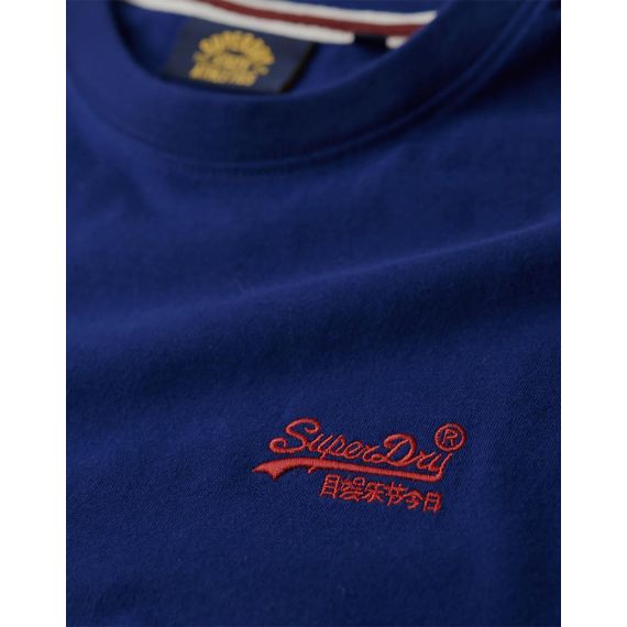 Superdry T-Shirt M1011245A-JZD Essential Logo EMB Navy - T-Shirt  στο Bodyman