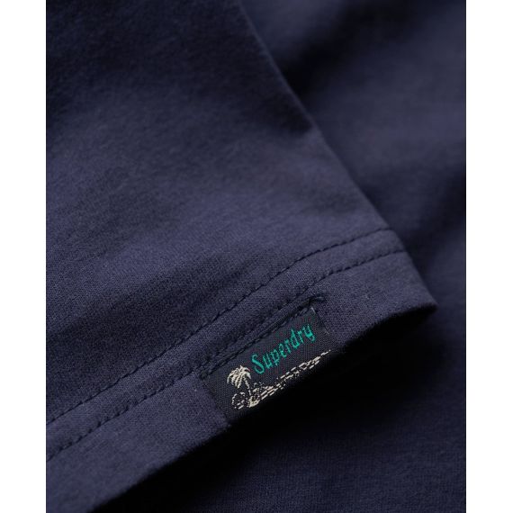 Superdry Ανδρική Μπλούζα Βαμβακερή M1011922A-00A NEON VL Navy Relaxed Fit - T-Shirt  στο Bodyman