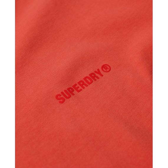 Superdry Ανδρική Μπλούζα Βαμβακερή M6010810A-MHI Overdyed  Loose Fit Coral - T-Shirt  στο Bodyman