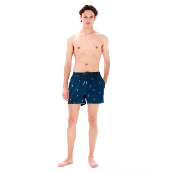 Emerson Ανδρικό Μαγιό Βερμούδα 241.EM504.42 PR443 Navy Blue - Βερμούδες Μαγιό στο Bodyman