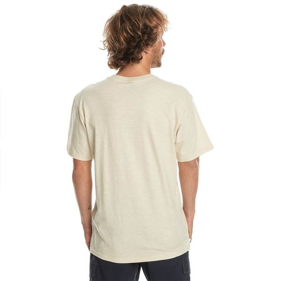 Quiksilver Ανδρική Μπλούζα Βαμβακερή EQYZT07678-WDW0 Step Inside Beige - T-Shirt  στο Bodyman
