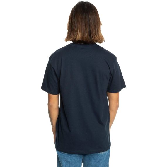 Quiksilver Ανδρική Μπλούζα Βαμβακερή EQYZT07679-BYJ0 Tropical Rainbow Navy - T-Shirt  στο Bodyman