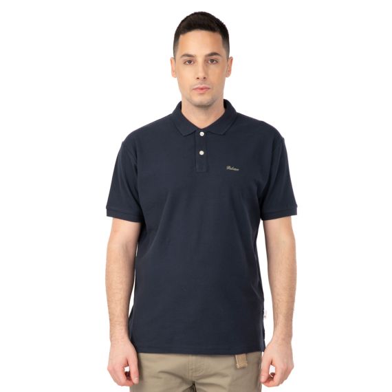 Rebase Ανδρική Μπλούζα  Polo Βαμβακερή 241-RPS-032 Navy - Polo μπλούζες στο Bodyman