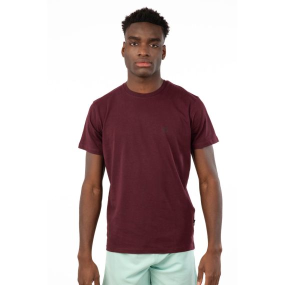 Rebase Ανδρική Μπλούζα  Βαμβακερή 241-RTS-287 Aubergine - T-Shirt  στο Bodyman