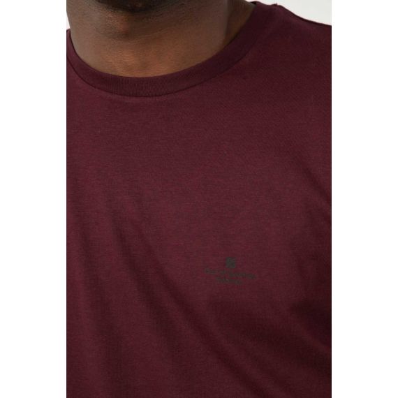 Rebase Ανδρική Μπλούζα  Βαμβακερή 241-RTS-287 Aubergine - T-Shirt  στο Bodyman