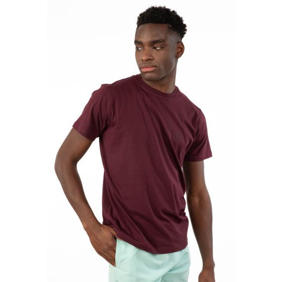 Rebase Ανδρική Μπλούζα  Βαμβακερή 241-RTS-287 Aubergine - T-Shirt  στο Bodyman
