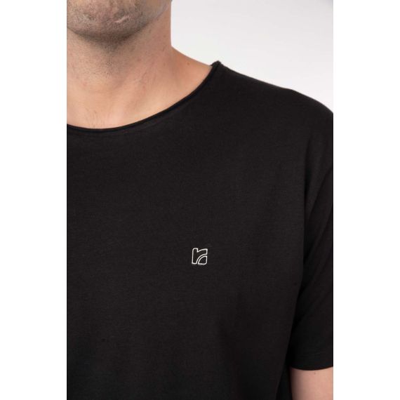 Rebase Ανδρική Μπλούζα  Βαμβακερή 241-RTS-289 Black - T-Shirt  στο Bodyman