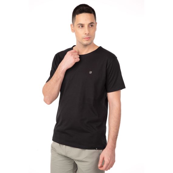 Rebase Ανδρική Μπλούζα  Βαμβακερή 241-RTS-289 Black - T-Shirt  στο Bodyman