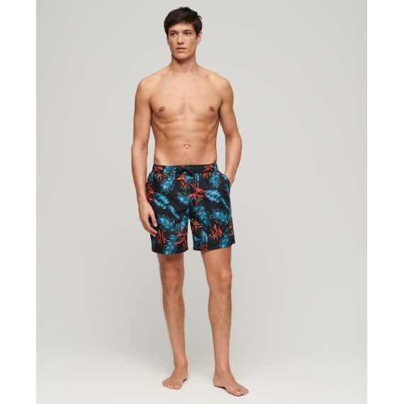 Superdry Ανδρικό Μαγιώ Polyester M3010232A-2BU Hawaiian 17'' - Βερμούδες Μαγιό στο Bodyman