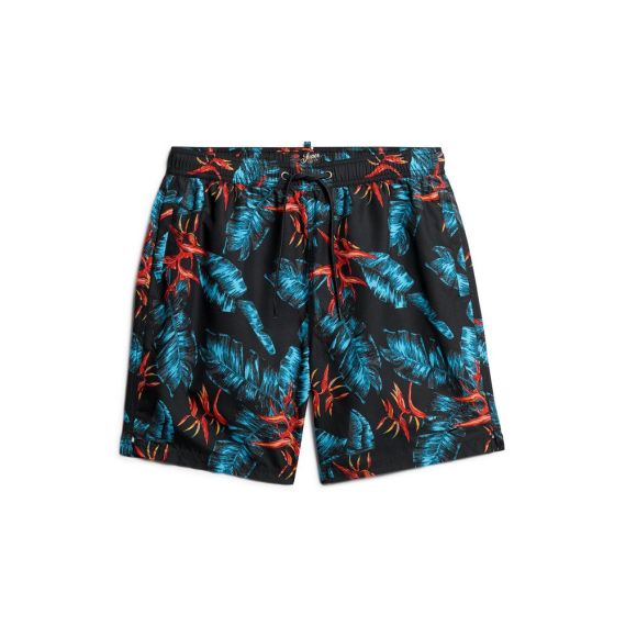Superdry Ανδρικό Μαγιώ Polyester M3010232A-2BU Hawaiian 17'' - Βερμούδες Μαγιό στο Bodyman