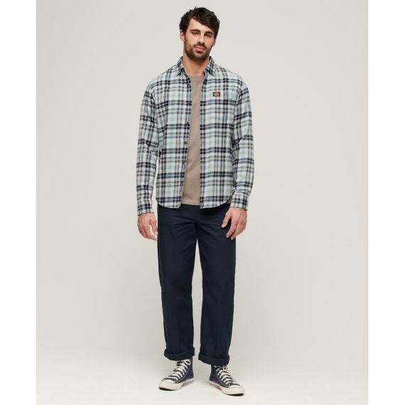 Superdry Ανδρική Μπλούζα Βαμβακερή M6010810A-1PC Overdyed  Loose Fit Beige - T-Shirt  στο Bodyman