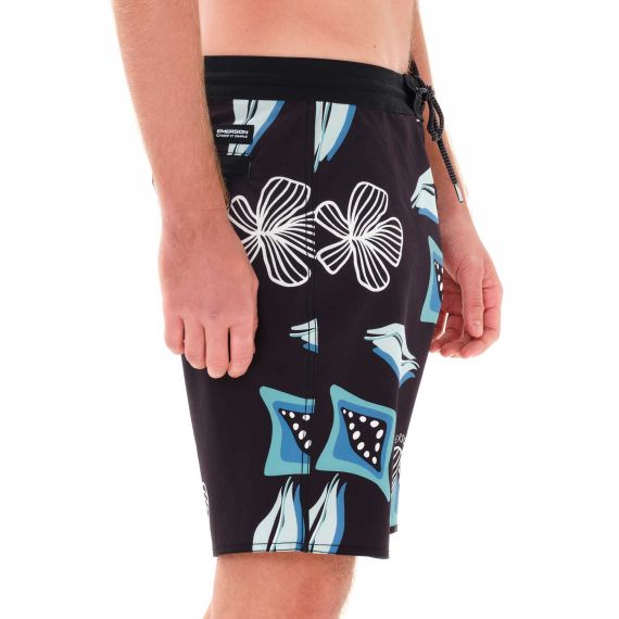 Emerson Ανδρικό Boardshort 241.EM524.12 PR430 Black - Βερμούδες Μαγιό στο Bodyman