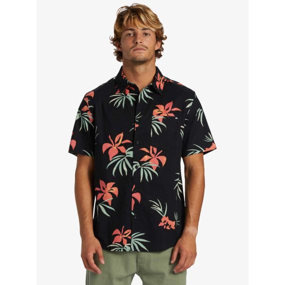 Quiksilver Ανδρικό Πουκάμισο Κοντομάνικο AQYWT03312-KVJ6 Apero Classic Black - Κοντομάνικα πουκάμισα στο Bodyman