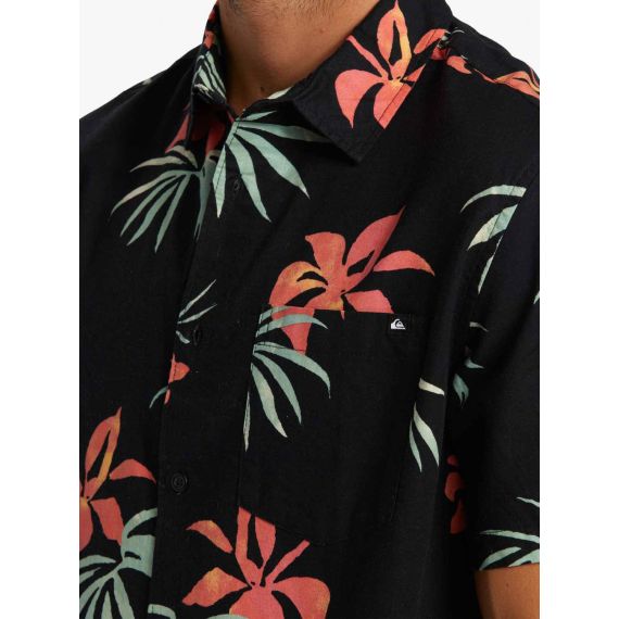 Quiksilver Ανδρικό Πουκάμισο Κοντομάνικο AQYWT03312-KVJ6 Apero Classic Black - Κοντομάνικα πουκάμισα στο Bodyman