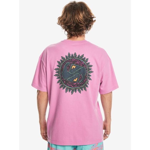 Quiksilver Ανδρική Μπλούζα Βαμβακερή EQYZT07653-PHP0 Spin Cycle Violet ωωωω - T-Shirt  στο Bodyman