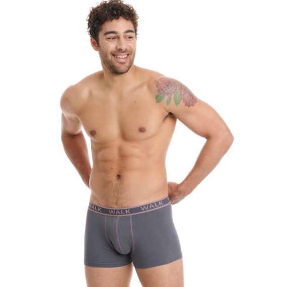 Walk Ανδρικά Boxer 2Pack W1756-1061D.Grey Rotten Apple - Boxer στο Bodyman