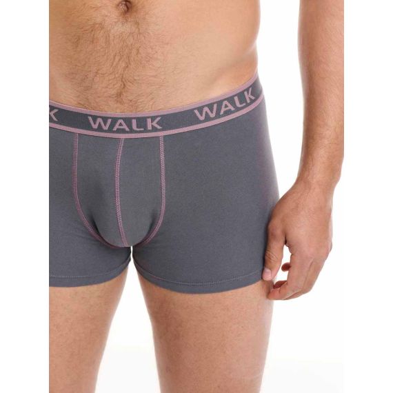 Walk Ανδρικά Boxer 2Pack W1756-1061D.Grey Rotten Apple - Boxer στο Bodyman
