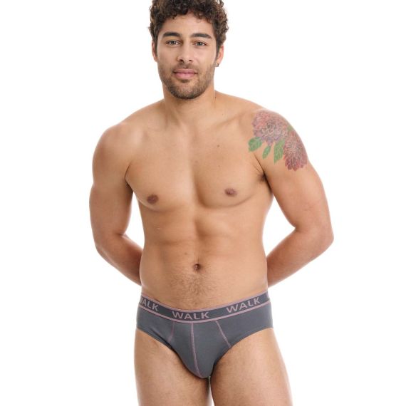 Walk Ανδρικά Slip 2Pack W1757-1061 D.Grey Rotten Apple - Slip στο Bodyman