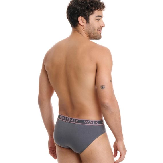 Walk Ανδρικά Slip 2Pack W1757-1061 D.Grey Rotten Apple - Slip στο Bodyman