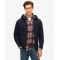 Superdry Ανδρική Ζακέτα Φούτερ M2013116A-98T Essential Logo Navy - Ζακέτες στο Bodyman