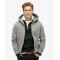Superdry Ανδρική Ζακέτα Φούτερ M2013116A-9QW Essential Logo Dark Grey - Ζακέτες στο Bodyman