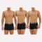 Apple Boxer Ανδρικά Μπόξερ 3 τεμάχια 0114965 Black Navy Anthracite