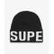 Superdry Ανδρικός Σκούφος Y9010187A-02A Branded Knitted Hat Black - Σκουφιά στο Bodyman