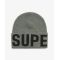 Superdry Ανδρικός Σκούφος Y9010187A-C2T Branded Knitted Hat Rock Grey - Σκουφιά στο Bodyman