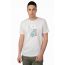 Rebase Ανδρική Μπλούζα  Βαμβακερή 241-RTS-264 White - T-Shirt  στο Bodyman
