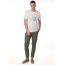 Rebase Ανδρική Μπλούζα  Βαμβακερή 241-RTS-264 White - T-Shirt  στο Bodyman