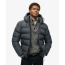 Superdry Ανδρικό Μπουφάν Puffer M5011905A-PIJ Ebony - Μπουφάν στο Bodyman