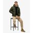 Superdry Ανδρικό Μπουφάν Puffer M5011905A-ZC3 Hooded Sports Army Khaki - Μπουφάν στο Bodyman