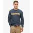 Superdry Ανδρικό Φούτερ Crewneck M2013714A-JUA Classic Core Navy - Φούτερ χωρίς κουκούλα  στο Bodyman