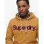 Superdry Ανδρικό Φούτερ M2013707A-1WN Classic Core Logo Light Brown - Φούτερ Κουκούλα  στο Bodyman